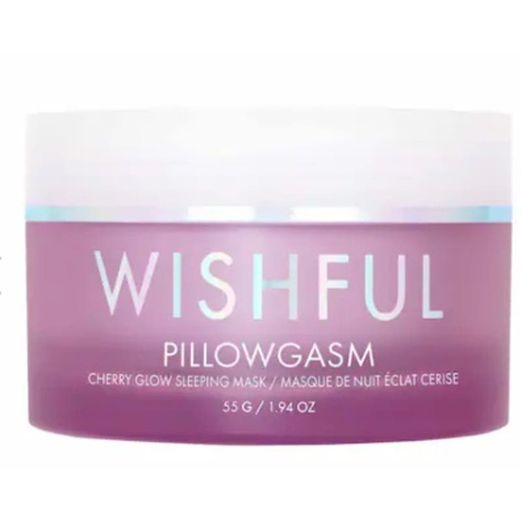 Wishful Pillowgasm‎ Vitamin-Rich Cherry Glow Sleep Mask BNIB - Picture 1 of 9